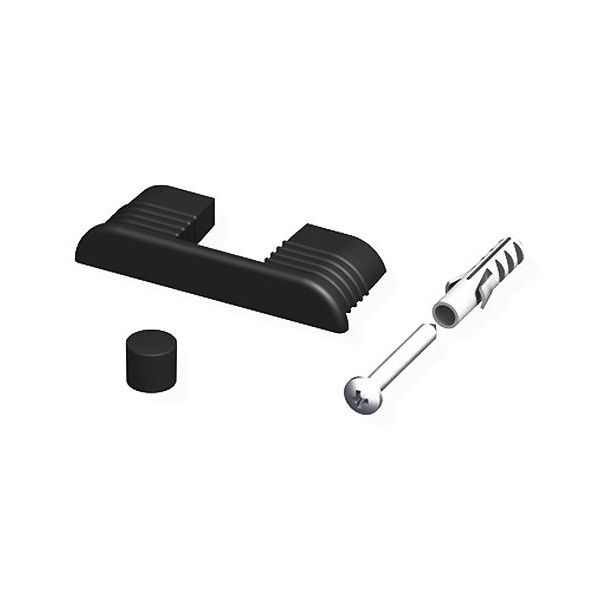 ALFER SET DI FISSAGGIO A PARETE COAXIS ACCIAIO/PLASTICA