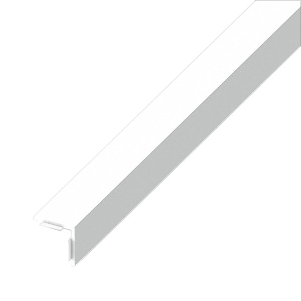 ALFER ANGOLARE LATI UGUALI ADESIVO PVC BIANCO MM30X30X1,1 MT1
