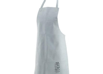GREMBIULE IN CROSTA CM 60X 90 CON LACCI SUL COLLO E SUI FIANCHI GRIGIO
