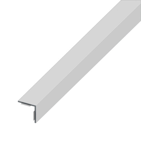ALFER ANGOLARE LATI UGUALI ADESIVO PVC BIANCO MM20X20X1 MT2,5