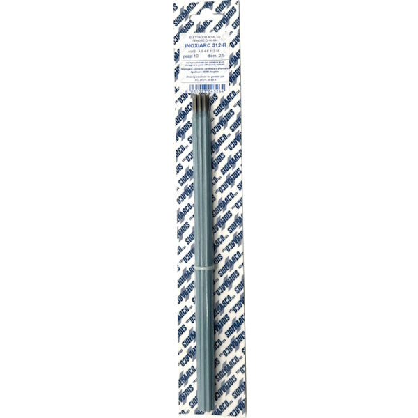 SIDERARCO ELETTRODI BLISTER RUTILICI INOXIARC 312R D.MM2,5X300 PZ10