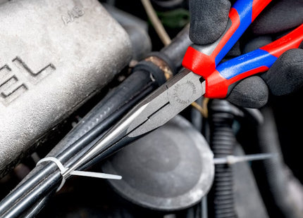 KNIPEX PINZA CON BECCHI MEZZOTONDI DRITTI CON TRONCHESE MM200