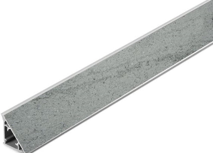 PIRCHER ALZATINA TRIANGOLARE PER TOP CUCINA BASALTO CENERE MM30X30X3000