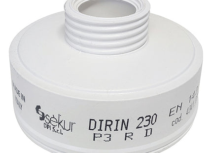 DPI FILTRO SERIE DIRIN 230 P3 R POLVERI FUMI E NEBBIE*