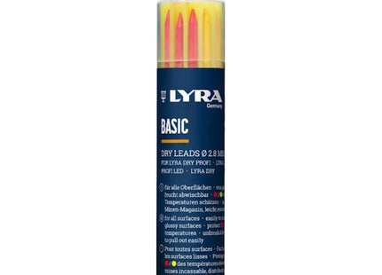 LYRA MINE RICAMBIO COLORI ASSORTITI PER DRY PROFI ASTUCCIO DA PZ12