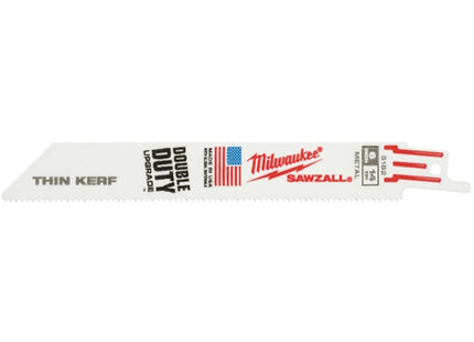MILWAUKEE LAME PER SEGA DIRITTA PER METALLI THIN KERF