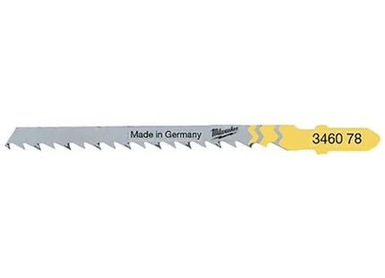 MILWAUKEE LAME SEGHETTO ALTERNATIVO PER TAGLI CURVI MM 75X4 T244D PZ5