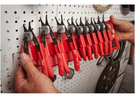 MILWAUKEE SET DI PINZE PER SEEGER INTERNI-ESTERNI PZ9