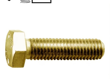 VITE TE INTERAMENTE FILETTATA OTTONE UNI 5739 M 8X 20