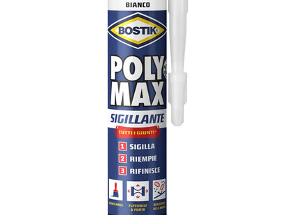 UHU BOSTIK POLY MAX SIGILLANTE BIANCO IN CARTUCCIA ML280