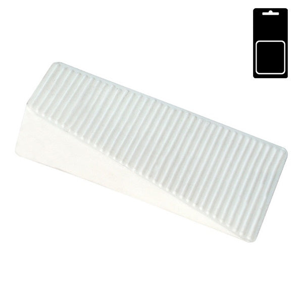 SODIFER CUNEO FERMAPORTE IN PLASTICA ADESIVO MM35X70 BIANCO CONF.PZ1