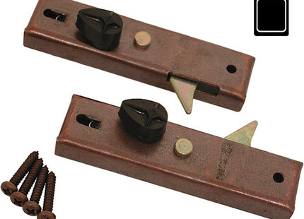 SODIFER CHIUSURA PER TAPPARELLE MOD. VOLGISTOP IN FERRO BRONZATO PZ1*