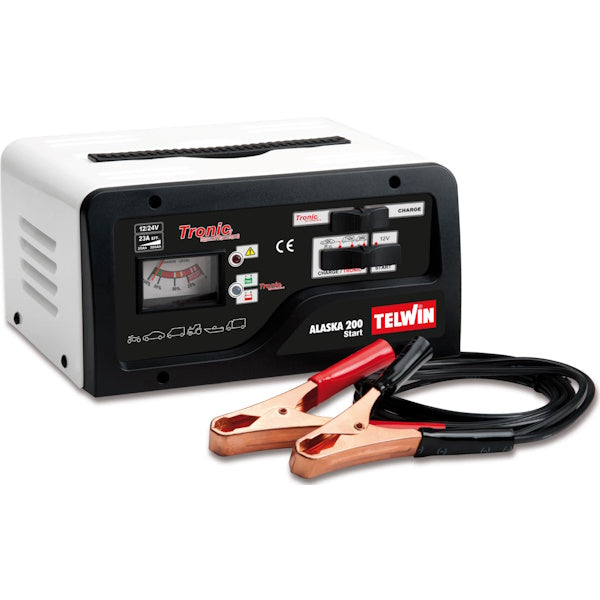 TELWIN CARICABATTERIE AVVIATORE/MANTENITORE ALASKA 200 START 12-24V*