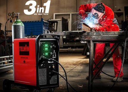 TELWIN SALDATRICE MULTIFUNZIONE MMA/MIG/TIG MASTERMIG 275I 400V