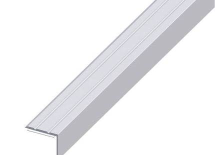 ALFER PROFILO ANGOLARE DI CHIUSURA ADESIVO ALLUMINIO ARGENTO MM25X 8 MT2