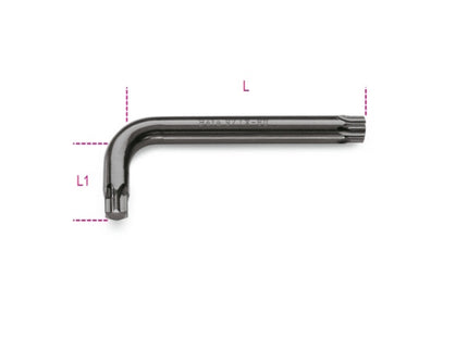 BETA    97TX CHIAVE MASCHIO PIEGATA TORX