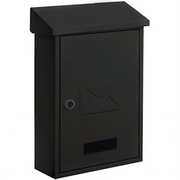 TECHNOMAX CASSETTA POSTALE ANGELICA IN ACCIAIO NERO MM270X115X400