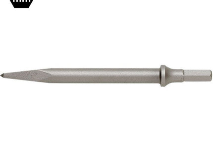 CHICAGO PNEUMATIC SCALPELLO ESAGONALE A PUNTA DI DIAMANTE MM180X7,6