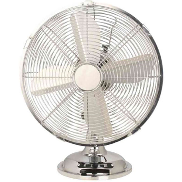 CFG VENTILATORE DA TAVOLO MOD. CROMO 30 ALTEZZA CM.40 COLORE CROMO