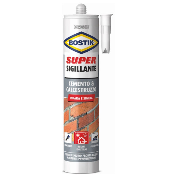 UHU BOSTIK SUPER SIGILLANTE CEMENTO & CALCESTRUZZO CARTUCCIA ML300