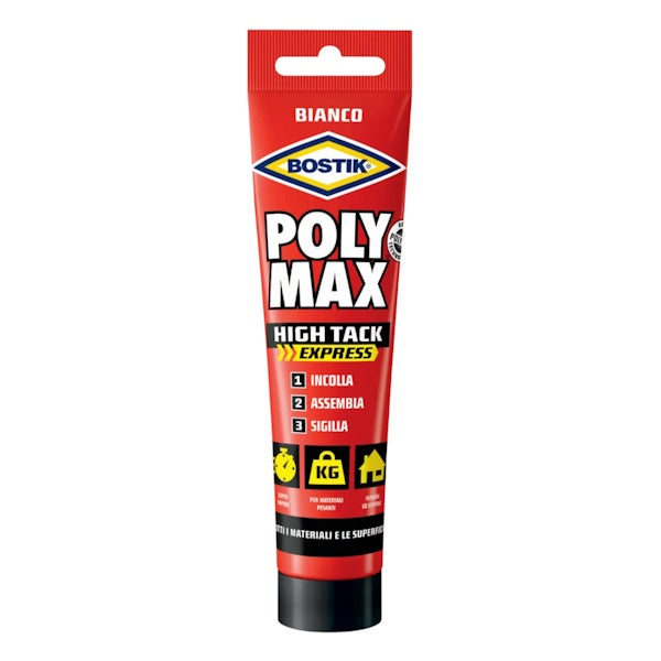 UHU BOSTIK POLY MAX HIGH TACK EXPRESS BIANCO SIGILLANTE TUBO GR165