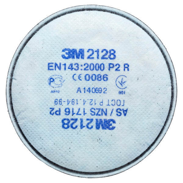 3M FILTRI 2128 ANTIPARTICOLATI P2R PER RESPIRATORI CONF.DA PZ 2