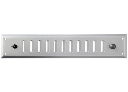 LA VENTILAZIONE GRIGLIA ALLUMINIO CON DOSATORE ARIA MM240X 70 GRIGIO
