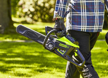 GREENWORKS MOTOSEGA GD60CS40 60V SENZA CARICABATTERIA E BATTERIA
