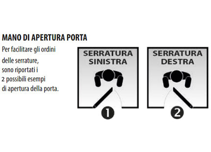 MOTTURA SERRATURA APPLICARE C10 TRIPLICE ENTRATA MM63 ART.89A.431