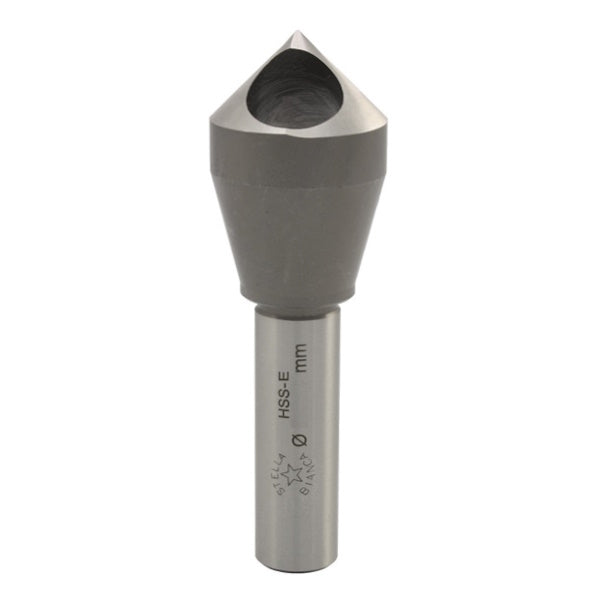 STELLA BIANCA SBAVATORE CON FORO 90° IN HSS CO E GAMBO