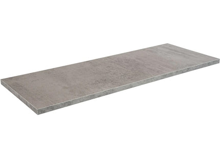 PIRCHER RIPIANO MELAMINICO 4 LATI BORDATI GRIGIO CEMENTO