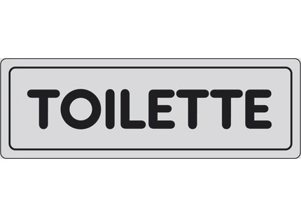 SEGNALE TOILETTE ADESIVO MM150X 50