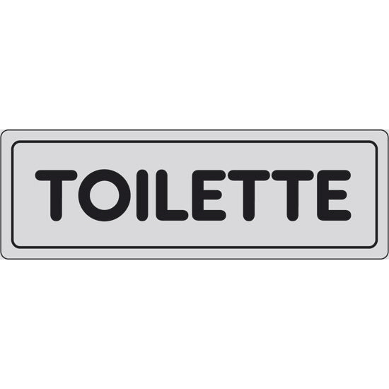 SEGNALE TOILETTE ADESIVO MM150X 50