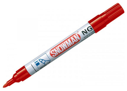 ULLMANN SNOWMAN MARCATORE PERMANENT MARKER NG100 PUNTA TONDA MM3,5