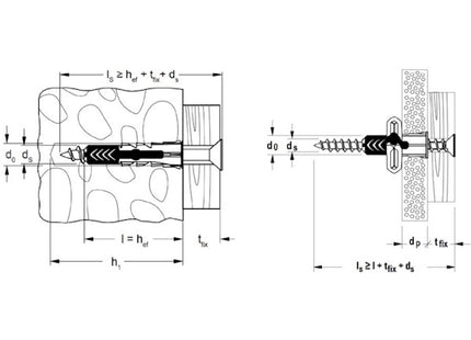 FISCHER TASSELLO DUOPOWER IN BI-MATERIALE SENZA VITE