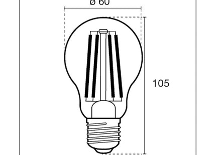 CENTURY LAMPADINA LED INCANTO + GOCCIA 230V E27 3000K