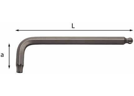 USAG  280 X CHIAVE MASCHIO ESAGONALE X-GRIP A TESTA SFERICA