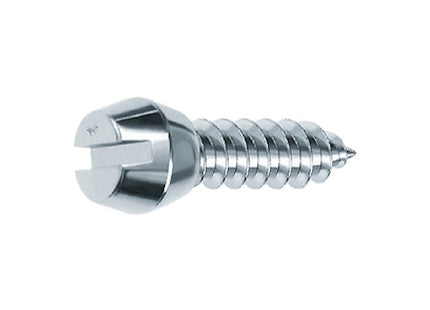 MUSTAD VITE FERMAVETRO TESTA SPECIALE A TAGLIO ZINCATA BIANCA