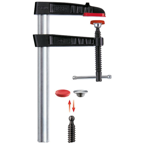 BESSEY STRETTOIO A VITE GANASCE IN GHISA ART. TG MM300X120
