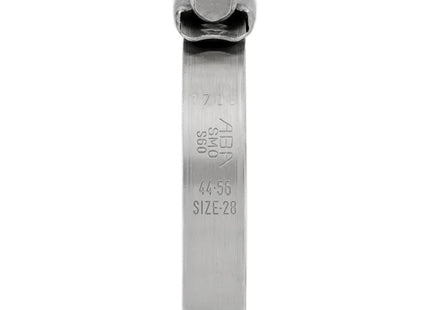 ABA FASCETTA STRINGITUBO BANDA PIENA DA MM12 IN INOX AISI 304 ART.3571
