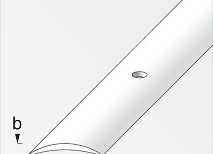ALFER PROFILO DI RACCORDO ALLUMINIO ANODIZZATO OTTONE MM30X5 MT2