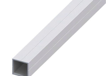 ALFER TUBO QUADRATO ALLUMINIO ANODIZZATO ARGENTO MM23,5X1,5 MT2,5
