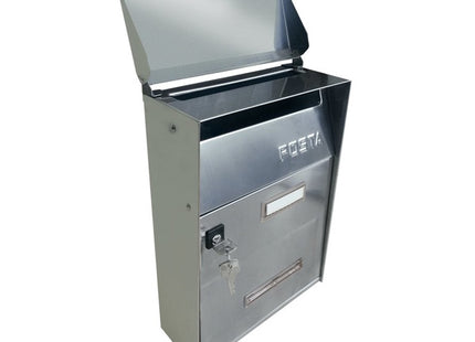 ALUBOX CASSETTA POSTALE MOD. EFFE COLORE GRIGIO