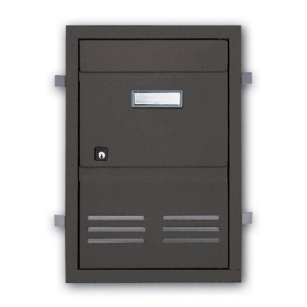 ALUBOX SPORTELLO DA INCASSO ALLUMINIO VERNICIATO GRIGIO