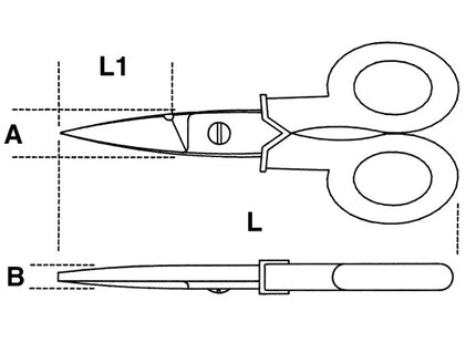 BETA  1128BM FORBICI PER ELETTRICISTI LAME DIRITTE