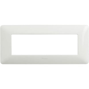 BTICINO MATIX PLACCA 6 POSTI COLORE BIANCO