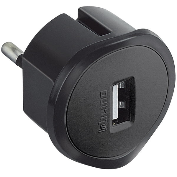BTICINO ADATTATORE SPINA STANDARD SCHUKO PRESA USB 1,5A