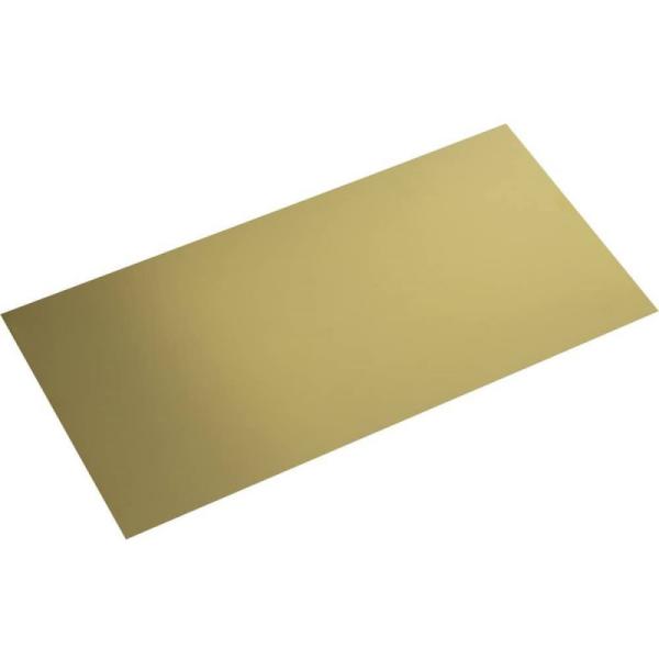 CARTA SPAGNA LAMIERINO OTTONE LASTRA DA MM446X200