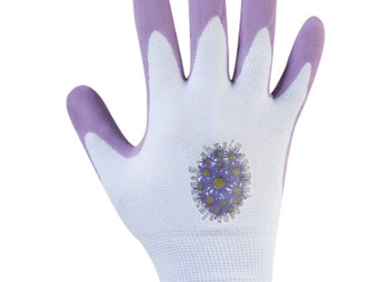 GUANTI MOD. GARDEN/1 PER GIARDINAGGIO IN NYLON COLORE LILLA