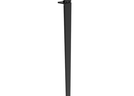MINUTEX GAMBA PER TAVOLO MOD. LINE IN ACCIAIO VERNICIATO H.CM 76